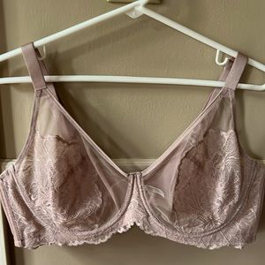 HSIA beige underwire bra 42C.Great preowned condition.